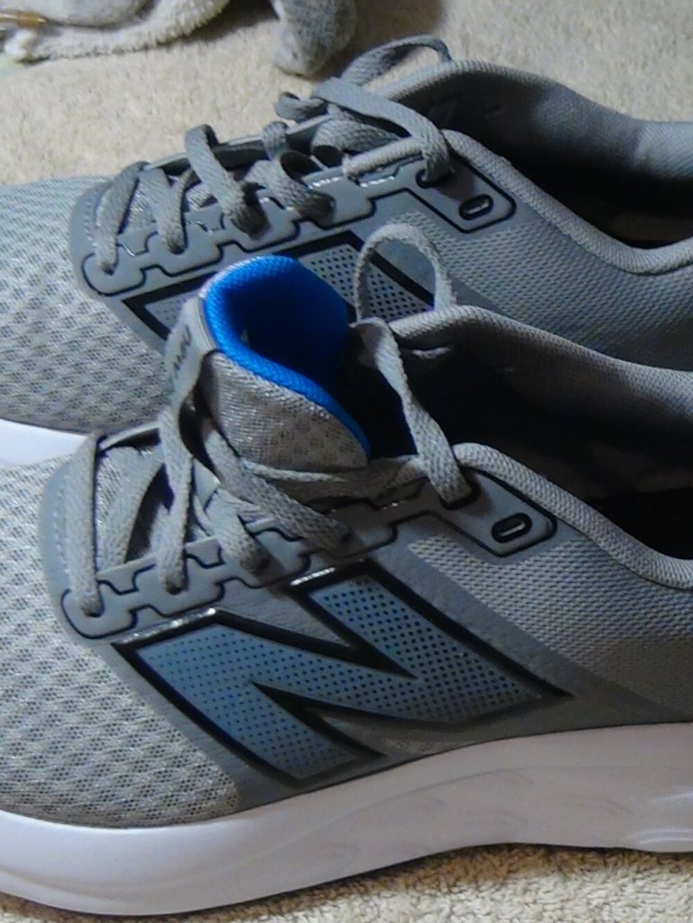 Mens New Balance 460 v4 Running Shoes Course Size 8 Grey Blue - Picture 11 of 14